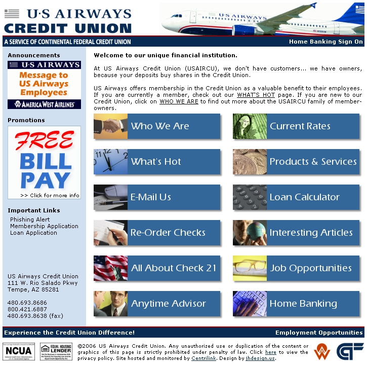 close us airways credit union preview